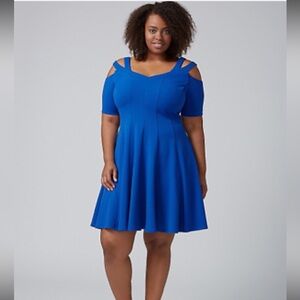 Lane Bryant formal blue dress size 14‎